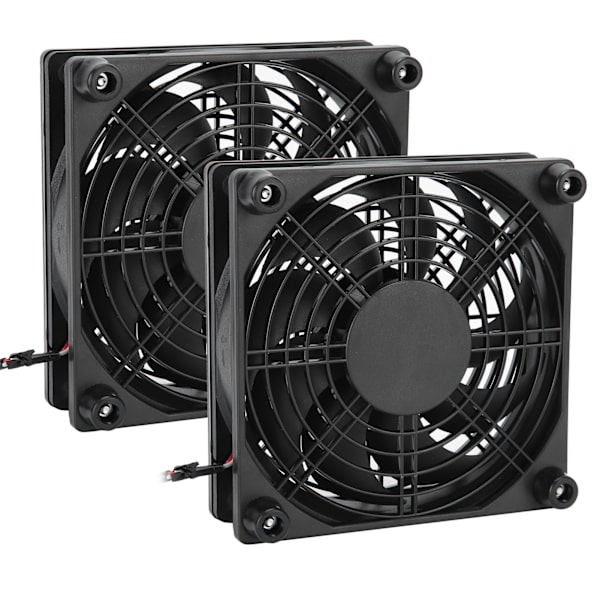 2 STK Ultra Støjsvag 5V USB PC Kabinet Køleventilator Stille Computer Køler Ventilator