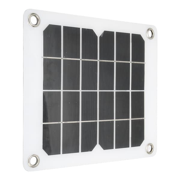 5V 20W Monokrystallinsk Solcellepanel Bærbar USB-lading for Bil Båt RV Telefon