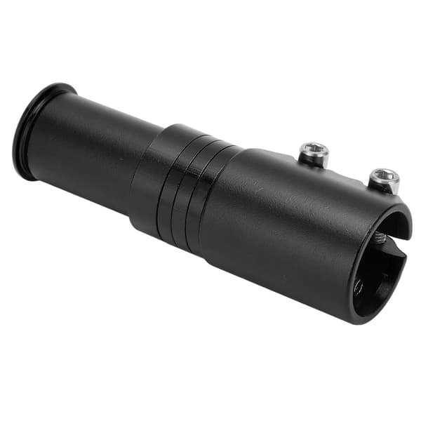 Aluminiumslegering Mountain Bike Stem Riser Adapter 28.6mm 1.13in Gaffel Styrestyre Riser Svart