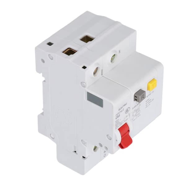 Miniature Strømafbryder Reststrømsisolator DIN-skinne Montering 230V 63A 1P+N DZ47sLE C63