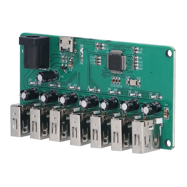 USB2.0 Hub Modul 1 til 7 Port Driverfri Utvidelseskort for Windows for Linux for Android