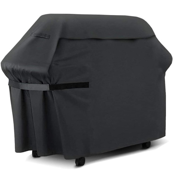 210D Outdoor Grill Cover Musta Oxford Cloth Grill Cover (S: 145x61x117)