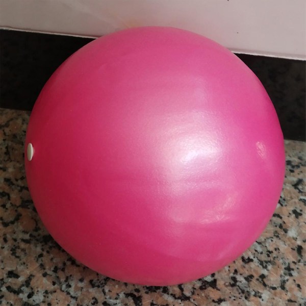 Liten boll för pilates, stabilitet boll mini yoga boll för kvinnor träning fitness fysioterapi Pink