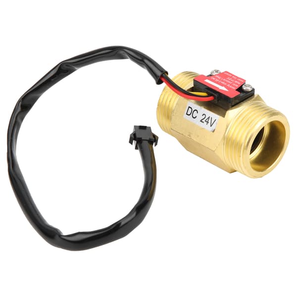 YFB10 Hall Flow Sensor G1in Turbin Vannstrømmåler Teller DC24V 2 til 50L MIN