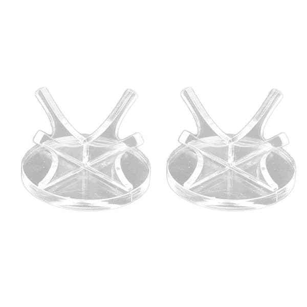 2 st golfbollsställ hög stabilitet stark fasthet enkelt basebollställ transparent 2 stycken
