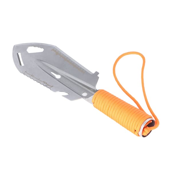 Mini Spade Ryggsäck Spad Multifunktionell Rostfritt Stål Trädgårdsarbete Plantering Utomhus Överlevnad Orange