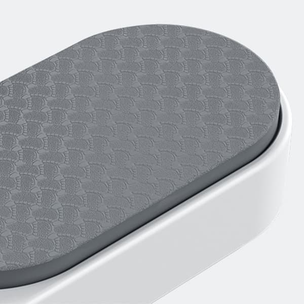 Plankebræt Core Trainer med Timer Multifunktionel Fitness Push Up Stand Grå