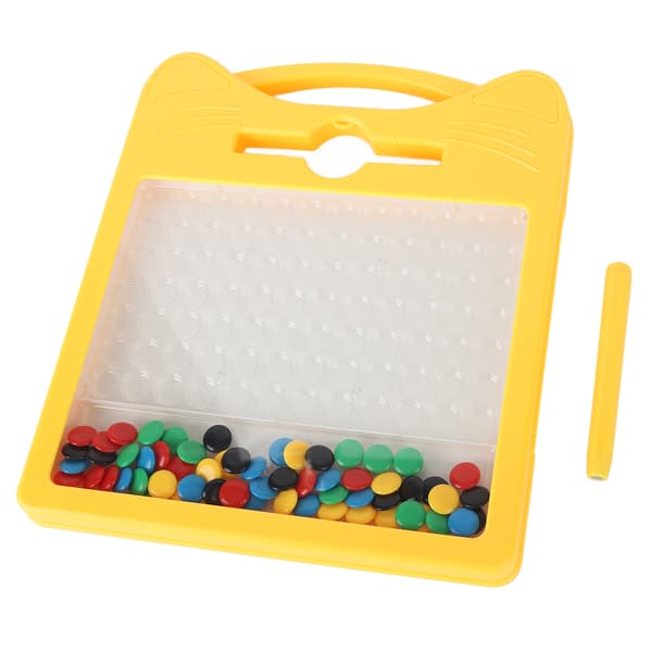 Magnetisk Ritbräda Plast Pedagogisk Kattform Magnetisk Punkt Konst Leksak för Barn