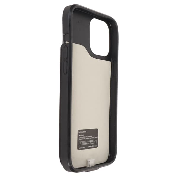 6,7 tommer 5500mAh Power Bank Opladningsetui til iPhone 12 Pro Max Sort