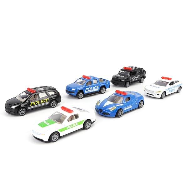6 kpl 1/60 Alloy Auto Lelu Simulaatio Ajoneuvomalli Lasten Kid PullBack Ajoneuvo Lelu (Tyyli G)