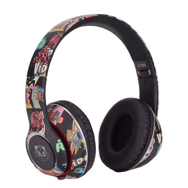 Bluetooth Trådløst Gaming Headset Hifi 20Hz til 20KHz Lavt Strømforbrug LED Farverige Lys Sort