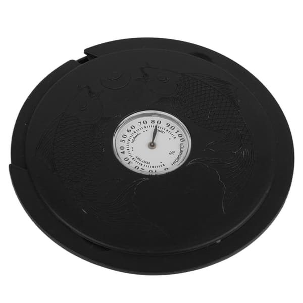 Guitar Luftfugter Anti-tørring Akustisk Guitar Lydhul Luftfugter med Hygrometer Sort