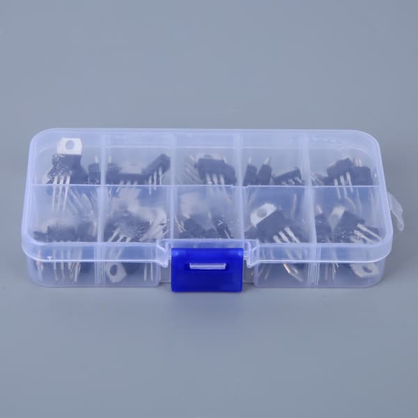 50 stk. spændingsregulator transistor kit elektronisk komponent industriel elektrisk dele