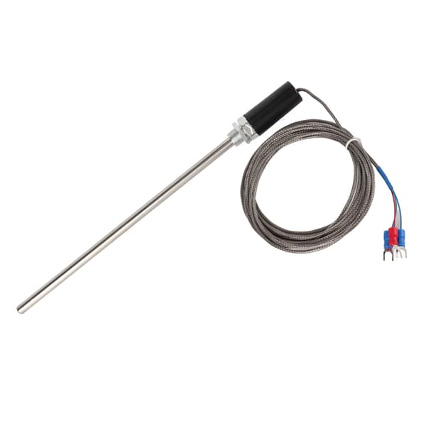 M12 PT100 Termoelement Temperatur Sensor Probe i Rustfrit Stål 200mm 0-400C 3m
