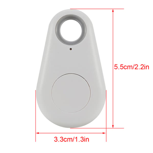 Smart Mini Bluetooth Tracker til Taske, Pung, Nøgle og Kæledyr - Anti-Tabt Lokalisator Alarm