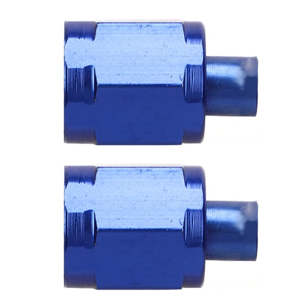 2 st AN4 Honkvinning Flänsändlock Aluminiumlegering Läckagesäker Bränsleslangmutter Slangblockering Adapterkoppling