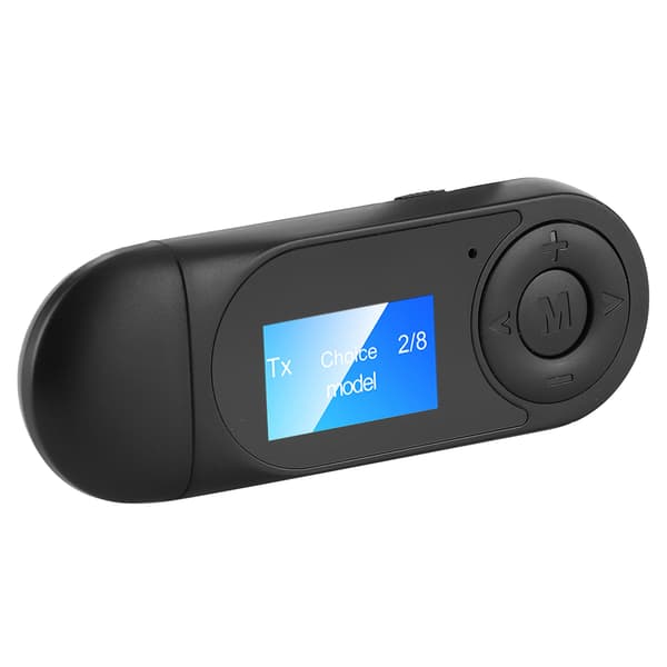 Bluetooth 5.0 Lydadapter Trådløs Sender Mottaker LCD-Skjerm Bil PC Høyttaler 3.5mm