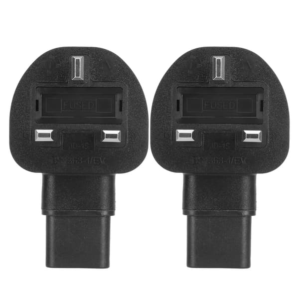 Britisk plugg til IEC320 C13 strømadapter for bærbar PC 100 250V