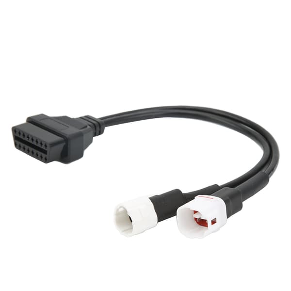 Motorcykel OBD2 til 3-benet 4-benet diagnostisk adapterkabel motordata fejlfinding