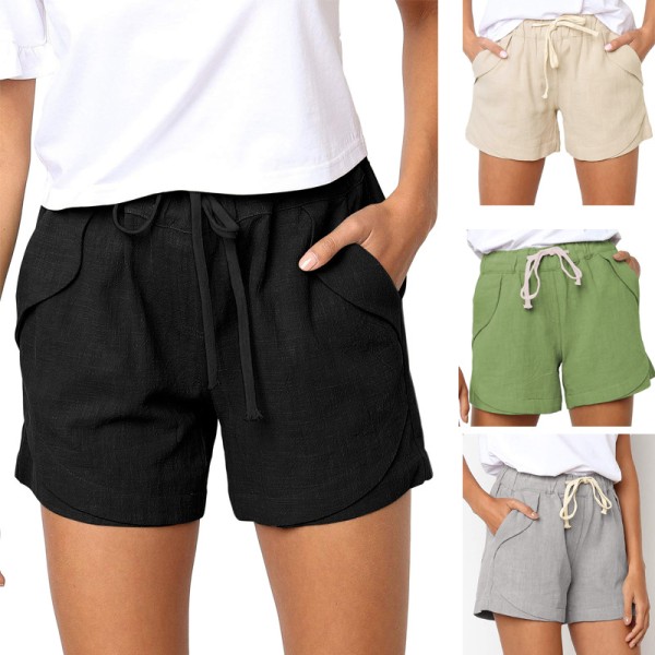 Casual boksershorts til kvinder sommeren 2023 Apricot 2XL