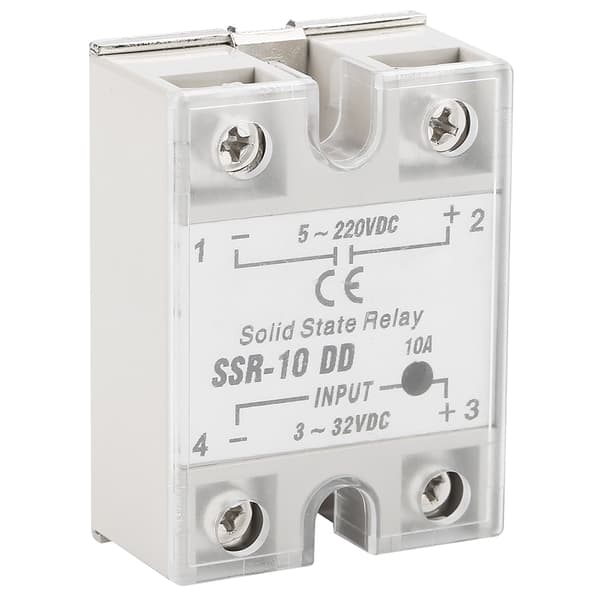 SSR-10 DD 10A 5-220VDC Solid State Relæ til industriel automatiseringsproces