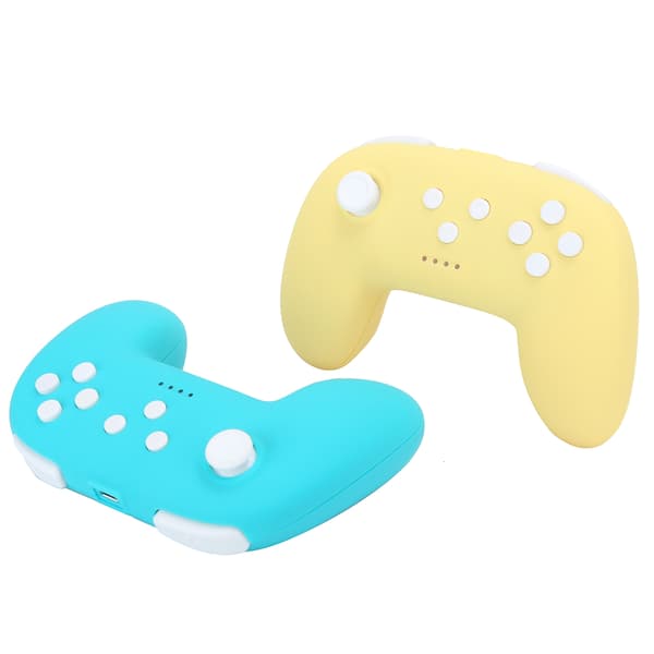 Trådløs Bluetooth Gamepad til Nintendo Switch Pro Mini Grip Håndtag NS Lite Dobbelt Vibration Grøn Gul