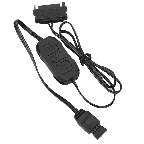 5V 3Pin ARGB Controller Multiple Lighting Modes Manuel RGB Fan Controller SATA Powered Light Bar