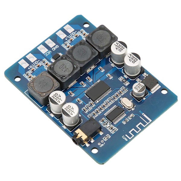 Digital Effektforstærker Board ABS 2 Kanal Lydforstærker Modul AUX Decoder Board 45W