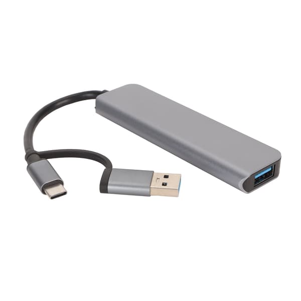5 i 1 USB C Hub 3 USB-porter SD TF-kortleser 5 Gbps USB 3.0 Dockingstasjon