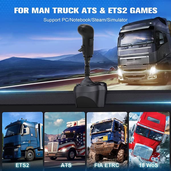 Professionell PC Racing Växelspak för Logitech G25 G27 G29H G920 G923 och Thrustmaster TH8A