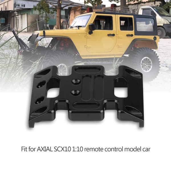 Opgraderingsdele i aluminium til midterste glideplade til Axial SCX10 1 10 Scale RC-bil