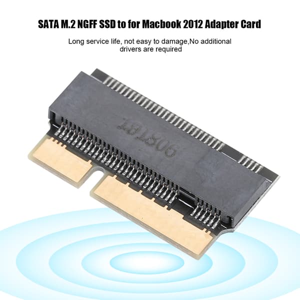 SATA M.2 NGFF SSD-adapter for Macbook 2012 Harddisk Driver Free Riser-kort