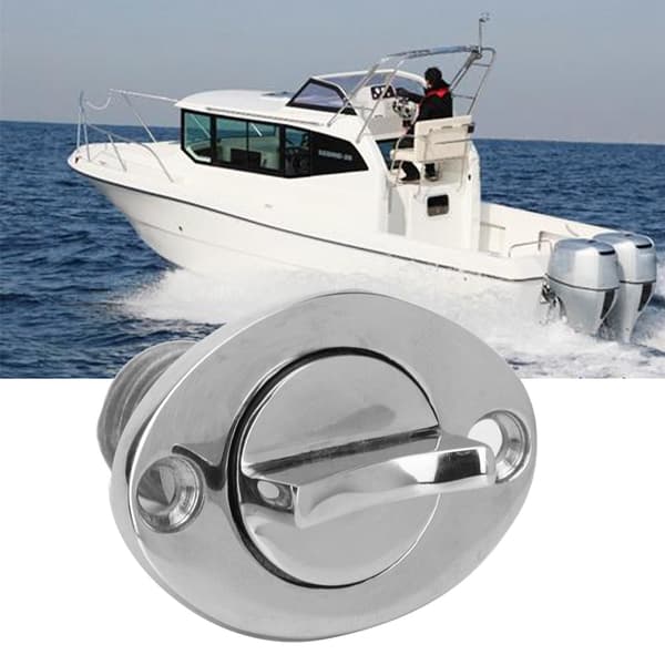 Oval 316 Rustfrit Stål Båd Yacht Afløbsprop 1in Rustbestandig