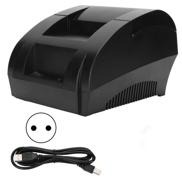 Termisk printer 5890K 90mm/s højhastigheds labelprinter kompatibel med Windows OS Linux System EU-stik