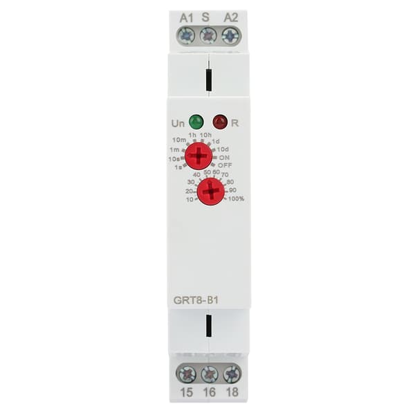 GRT8 B1 Mini Strømafbrydelsesforsinkelse Tidsrelæ Timer DIN-skinne AC 220V