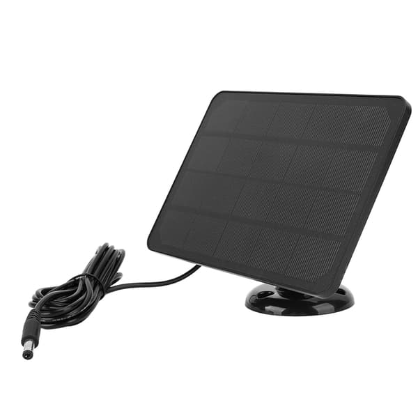 4W 5V Svart IP65 Vanntett Solcellepanel Ladebrett for Vifte Lys