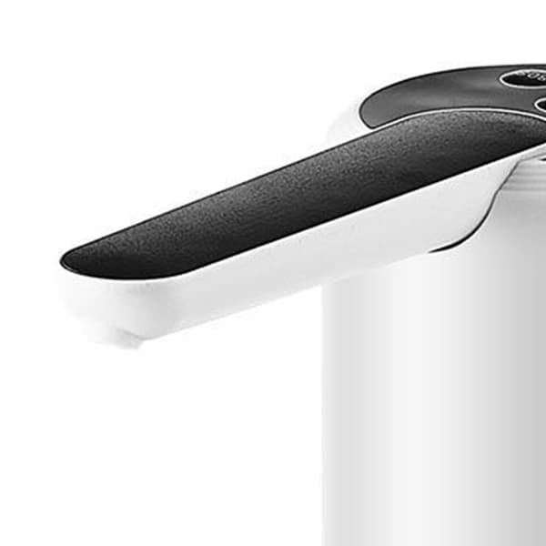 Vikbar elektrisk vattenflaskpump Vattenflaskdispenser för hem, kontor, camping 075 Vit 3-knapps kvantitativ