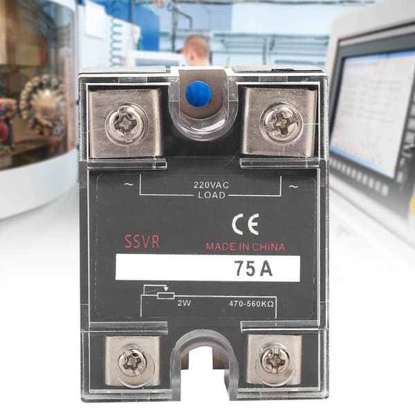 Enfase Solid State Spenningsregulator SSVR 470-560KΩ Last 220VAC Elektrisk Utstyr BERM-R 75A