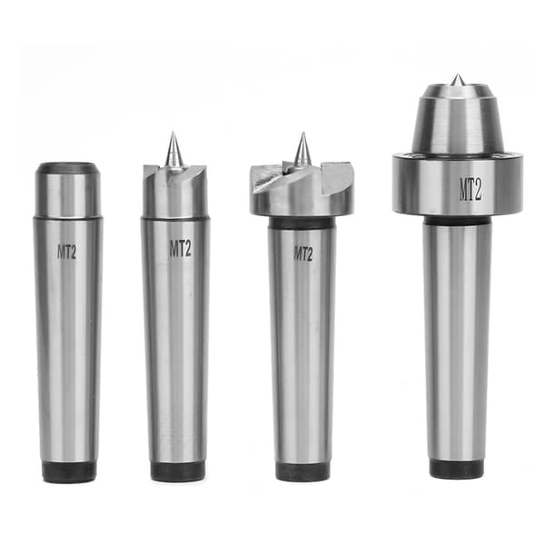 4PCS MT2 Träsvarvning Spetskoppscentersats för träsvarvningsverktyg