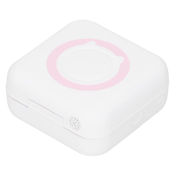 Mini Termisk Printer Trådløs Bluetooth Bærbar Label Maker 200dpi Pink