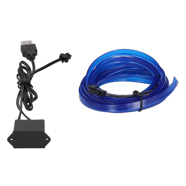 3M 9.8ft USB Bil Ambient LED Ljusremsa Flexibel Interiör Dekorativ Lampa