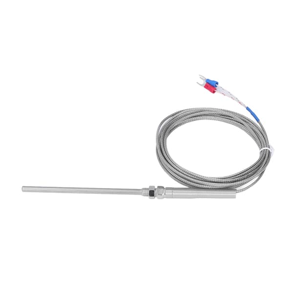 BERM Termoelement K-typ Temperatursensor 100 mm sond 0-400 ℃ Tillbehör för mätning
