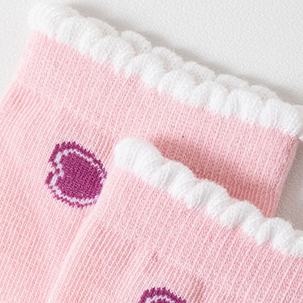 Åndbare kæmmet bomuld baby midt læg kanin strømper sæt til småbørn efterår vinter XL 20-23cm 9-12 år gamle