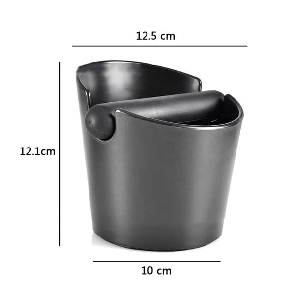 Kaffe Knocking Grounds Box ABS Kaffe Dump Bin Kaffesump Knock Container för Hem Restaurang 12.5x10x12.1cm