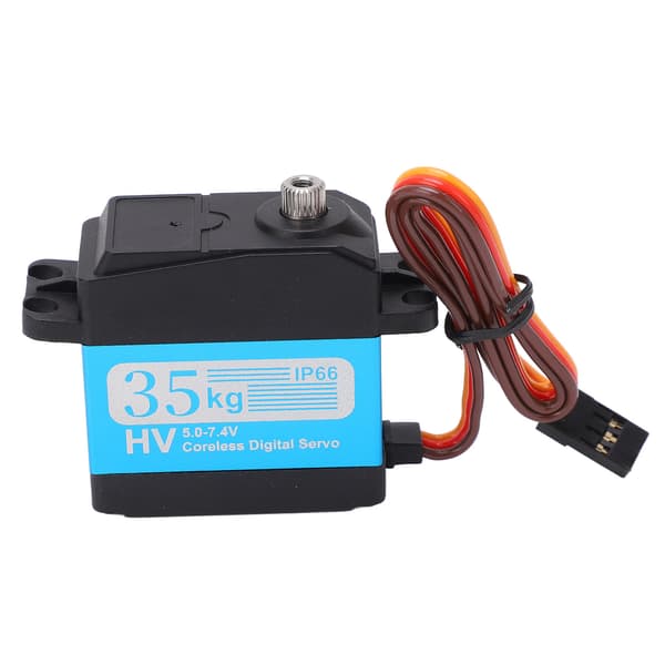 HOBBYFANS 35KG Rustfritt Stål RC Digital Servo Vanntett for 1 10 RC Bil Båt Robot