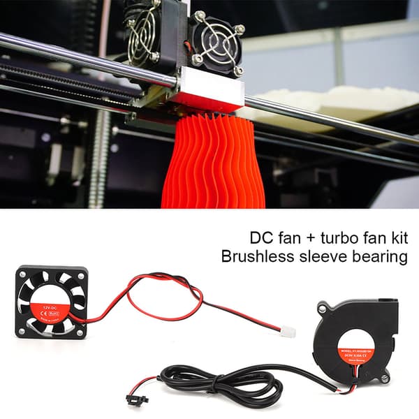 DC Blæser Turbo Blæser Kit 5V til Prusa i3 MK3 3S MK2 2 5 3D Printer Tilbehør Elektriske Dele