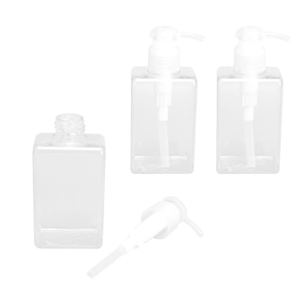 3 st 150 ml plastpumpflaskor tomma handtvålsdispensrar för kök badrum