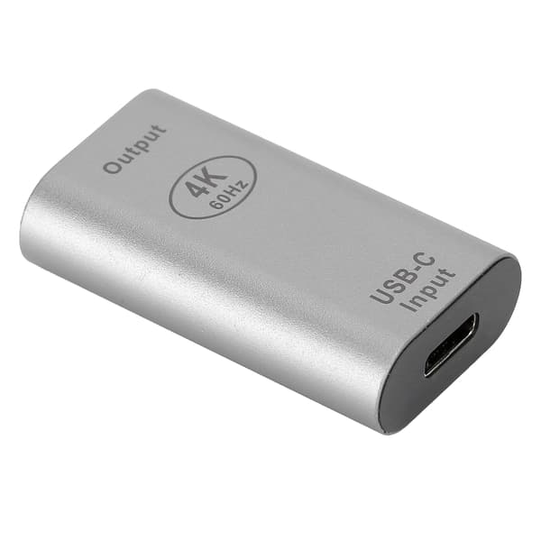 Typ C Hona till HDMI Hona Adapter 4K 60Hz Mini Videokonverterare för Windows Android