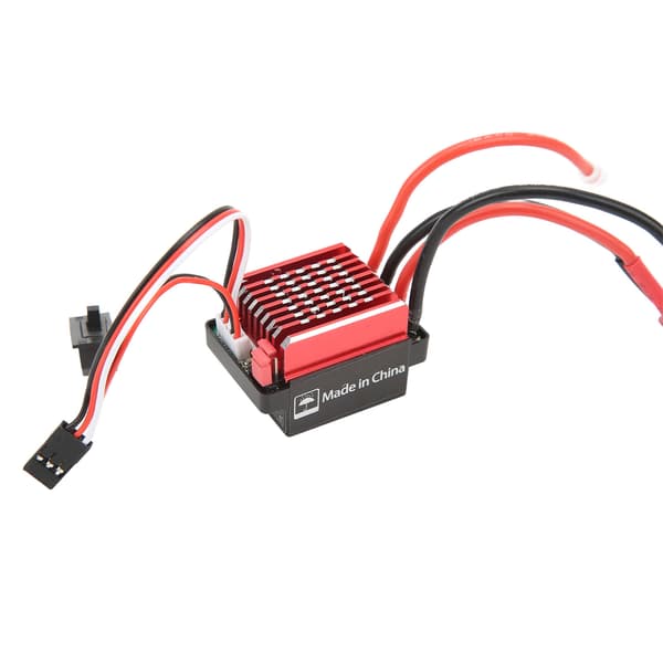 60A Børstet ESC 6V 2A Hastighetskontroller med T-plugg for Traxxas HSP Redcat 1 10 RC-biler