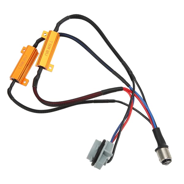 2 stk. LED-modstand 50W 12V Dobbelt modstand Nøjagtig afkodning Lavt energiforbrug LED-dekoder til lampe